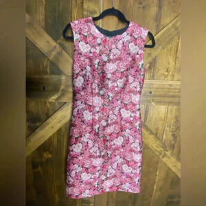 Adam Lippes Floral-Print Sheath Sleeveless Dress Women’s Size 4